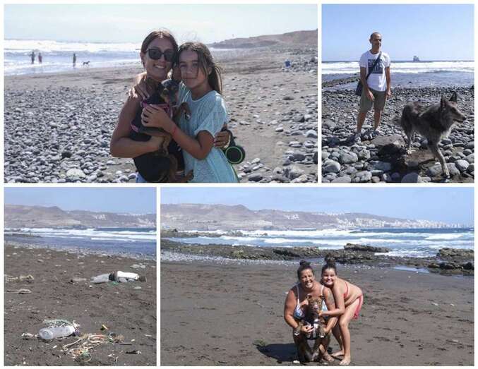 La playa de Jinámar es la única del municipio donde se autoriza el acceso de perros/C7.